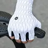 Rockbros Fahrradhandschuhe Rennrad L Weiß-Schwarz Produktbild-Vorschau 9