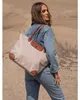 Peterson Sac à main pour femmes Striould Brown-Beige Taille Voir les images du produit 24