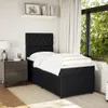 vidaXL Boxspringbett mit Matratze Schwarz 90x190 cm Samt Produktbild-Vorschau 3