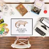 Mr. & Mrs. Panda schreibauflage Nasenbär - Weiß - Geschenk, Produktbild-Vorschau 2