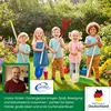 Kinder-Gartengeräte 5 tlg. Harke, Schaufel, Besen, Spaten, Produktbild-Vorschau 9