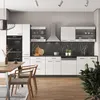Küchenzeile Vicco R-Line Weiß Hochglanz/Anthrazit 350 cm Produktbild-Vorschau 4