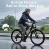 PiXELPiLOT 26 Zoll E Bike, T8 Trekking E-Bikes 48V 8Ah Produktbild-Vorschau 5