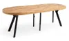 Ausziehbarer Runder Esstisch Ø110-310 cm, Schwarz-Metall & Produktbild-Vorschau 5