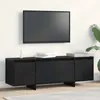 Szafka pod telewizor vidaXL, czarna, imitacja dębu, 120 x Podgląd zdjęcia produktu 3