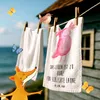 Mr. & Mrs. Panda Handtuch Axolotl Glücklich - Weiß - Produktbild-Vorschau 2