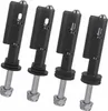 set di 4 perni di fissaggio di sicurezza in acciaio inox Anteprima dell’immagine prodotto 2