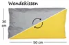 JACK 2er Set Wende Outdoor Kissenhülle Kissenbezug 2-farbig Produktbild-Vorschau 4