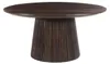 Couchtisch Salvator aus Mangoholz Ø80cm - Walnuss Produktbild-Vorschau 1