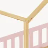 Kinderbett ’Treviolo‘ in Haus-Optik mit Rausfallschutz Produktbild-Vorschau 9