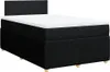 vidaXL Boxspringbett mit Matratze Schwarz 120x200 cm Stoff Produktbild-Vorschau 1