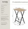 tectake® 2er Set Beistelltische Phoenix klappbar Produktbild-Vorschau 7