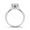 9K Weißgold Verlobungsring mit Zirkonia von JEWLIX Produktbild-Vorschau 3