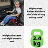 BubbleBum Seggiolino auto portatile senza schienale, nero Anteprima dell’immagine prodotto 16