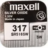 MAXELL Knopfzellen, 0% Quecksilber, VE 10 Stk 301 - 399 Produktbild-Vorschau 5