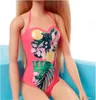Barbie Pool Set avec poupée (blonde), poupée à habiller, Voir les images du produit 3
