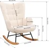 Schaukelstuhl Mid-Century Modern Nursery Schaukelsessel Produktbild-Vorschau 6