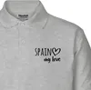 Huuraa Herren Polo Shirt Spain my love S Sport Grey Bio Produktbild-Vorschau 2