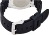 A close-up view of a black watch strap and buckle. Náhled obrázku produktu