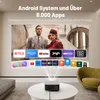 Beamer 4K mit Netflix, Native 1080P, Android 13.0, Produktbild-Vorschau 2