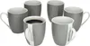 6x Variant šedá miska Ø14.3cm 450ml porcelán 6 osob Náhled obrázku produktu 1