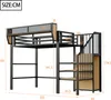 STILVORA Hochbett 90x200 Bettgestell Jugendbett mit Produktbild-Vorschau 7