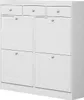 Benne à chaussures Vicco Vitto Blanc 100x99.5cm avec 3 Voir les images du produit 2