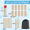 Jeu de kubb Vigevee - Jeu viking - Jeu de lancer en bois Voir les images du produit 2