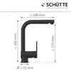 SCHÜTTE Küchenarmatur LONDON, Niederdruck Armatur Küche, Produktbild-Vorschau 3