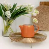 ORNA Théière en céramique avec passoire, 550 ml, Orange, Voir les images du produit 3