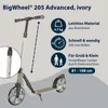 HUDORA BigWheel® 205 Advanced Scooter - ivory - trottinette Voir les images du produit 6