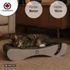 Kratzbrett Satellite · Katzen Kratzpappe Black-Edition · 76 Produktbild-Vorschau 3