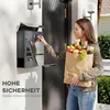 HOMCOM Wetterfester Briefkasten mit Zeitungshalter und 2 Produktbild-Vorschau 5