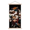 MuchoWow® Textilposter Blumen - Schmetterling - Frauen - Produktbild-Vorschau 1