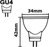 Ampulle LED GU4 / MR11 4W 12V - Blanc Froid 6000K - 8000K Produktbild-Vorschau 4