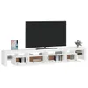 The Living Store TV skrinka s LED svetlami biela Náhľad obrázku produktu 3
