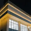 UISEBRT 10m 400 LEDs LED Lichtervorhang Warmweiß mit 8 Produktbild-Vorschau 10