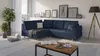 S-STYLE MÖBEL-Ecksofa und Fußhocker mit Holzfüßen im Produktbild-Vorschau 4