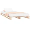 vidaXL Palettenbett 90x200 cm Massivholz Kiefer Produktbild-Vorschau 3