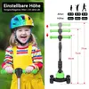Yoleo 3-in-1 Kinder Roller Scooter mit Abnehmbarem Sitz, Produktbild-Vorschau 4
