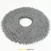A gray microfiber mop pad with a hole in the center, shown on a white background. Produktbild-Vorschau