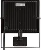 The back of a black LED floodlight with a PIR motion sensor is shown against a white background. Produktbild-Vorschau