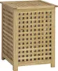 A wooden laundry hamper with a lattice design. Náhled obrázku produktu