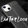 NALIA Leder Look Hülle für iPhone 13 Mini, Schwarze Produktbild-Vorschau 2