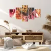 Bild auf Leinwand - Leinwandbild - 5 Teile - Blumenstrauß Produktbild-Vorschau 7