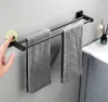 Portasciugamani 50 cm, acciaio inox nero opaco, resistente Anteprima dell’immagine prodotto 15
