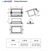 LED Downlight Schwenkbar Rechteckig  Schwarz  3000K Produktbild-Vorschau 7