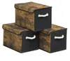 SONGMICS Aufbewahrungsbox 3er Set mit Deckel, Faltbare und Produktbild-Vorschau 1