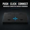 Inbouwstopcontact, IP44, met klapdeksel, serie AP-1, zwart Productafbeelding-voorbeeld 11
