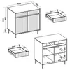 AX LIVING Buffet TV Orkis 135 cm Moderne et fonctionnel, Voir les images du produit 5
